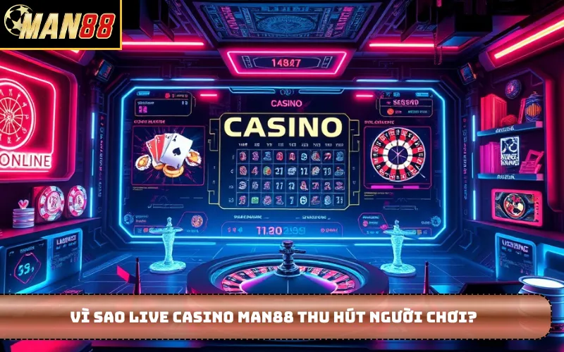 Vì sao Live Casino MAN88 thu hút người chơi?